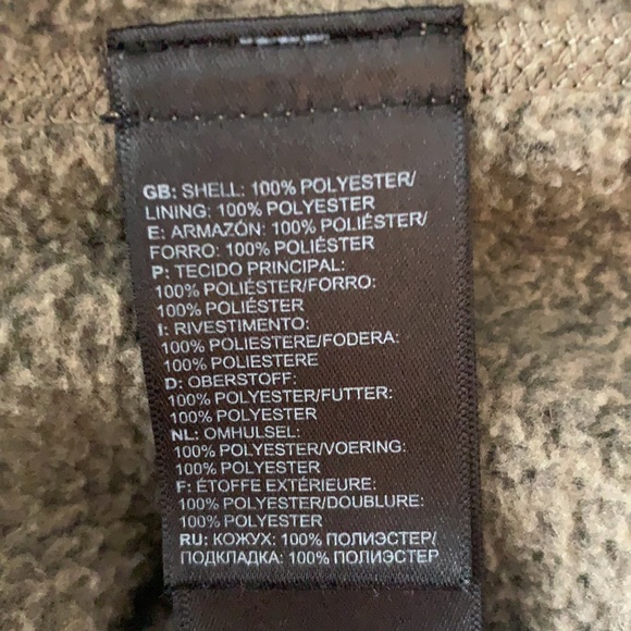 The North Face Men’s Half Zip Olive Heather Fleece - Picture 5 of 5